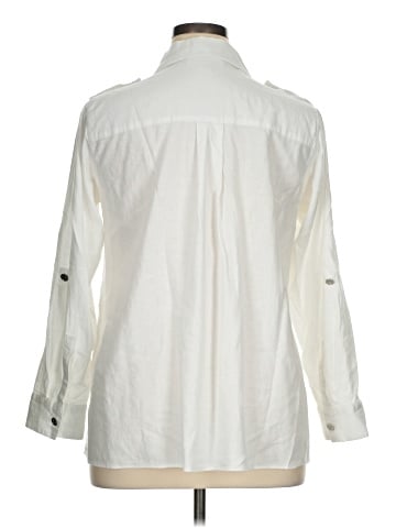 MICHAEL Michael Kors 3/4 Sleeve Button-Down Shirt (view 2)
