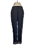 Joie 100% Silk Chevron-herringbone Blue Silk Pants Size S - photo 1