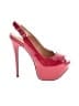 Taylor Says 100% Leather Red Heels Size 6 1/2 - photo 1