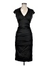 Cache Solid Black Cocktail Dress Size 6 - photo 1