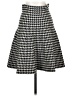 Max Studio Houndstooth Black Formal Skirt Size S - photo 1