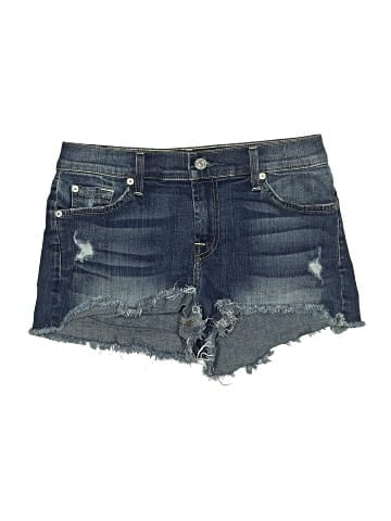 7 For All Mankind Denim Shorts (view 1)