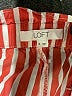 Ann Taylor LOFT Stripes Orange Board Shorts Size S - photo 3