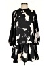 ALEXIS for Target 100% Polyester Print Black Casual Dress Size XXS - photo 1
