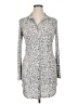 Timing Animal Print Silver Long Sleeve Blouse Size XL - photo 1