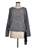 MICHAEL Michael Kors 100% Polyester Houndstooth Gray Long Sleeve Blouse Size M - photo 1