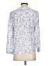 Paige Blue 3/4 Sleeve Blouse Size S - photo 2