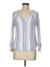 Red Haute Blue 3/4 Sleeve Blouse Size M - photo 1