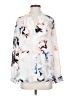 Vince Camuto Print White Long Sleeve Blouse Size S - photo 1