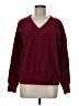 Ideology Solid Burgundy Pullover Sweater Size M - photo 1