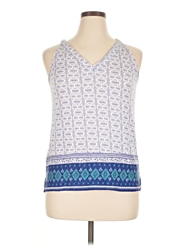 Skies Are Blue Sleeveless Blouse (view 1)