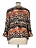 Chico's Orange 3/4 Sleeve Blouse Size XL (3) - photo 2