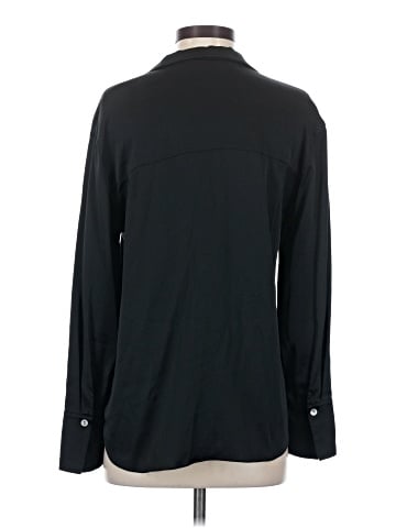 Vince. Long Sleeve Silk Top (view 2)