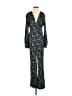 Free People 100% Viscose Print Blue Jumpsuit Size 0 - photo 1