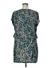 AB Studio 100% Polyester Print Teal Cocktail Dress Size XL - photo 2
