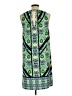 Wisp Print Green Casual Dress Size 10 - photo 2