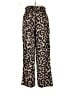 Unbranded 100% Polyester Animal Print Brown Casual Pants Size M - photo 2