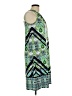 Wisp Print Green Casual Dress Size 10 - photo 4