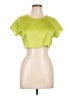 Urban Outfitters 100% Polyester Green Short Sleeve Top Size L - photo 1