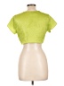 Urban Outfitters 100% Polyester Green Short Sleeve Top Size L - photo 2