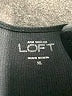 Ann Taylor LOFT Black Sleeveless Top Size XL - photo 7