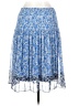 Max Studio 100% Polyester Paisley Blue Casual Skirt Size S - photo 2