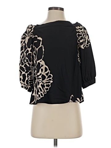 Tibi 3/4 Sleeve Silk Top (view 1)