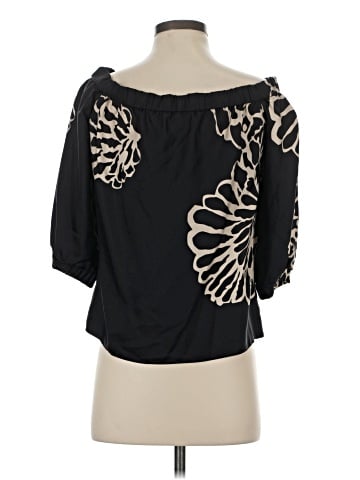 Tibi 3/4 Sleeve Silk Top (view 2)