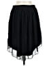 American Eagle Outfitters 100% Polyester Solid Black Casual Skirt Size 6 - photo 2