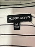 Assorted Brands Stripes Ivory Long Sleeve Blouse Size M - photo 7