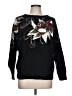 Maurada Floral Black Pullover Sweater Size L - photo 1