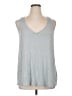 DKNY Gray Sleeveless Top Size XL - photo 1