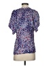 Tyler Boe 100% Viscose Blue Short Sleeve Blouse Size XS - photo 2