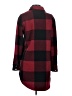 BB Dakota Plaid Burgundy Coat Size XS - photo 2