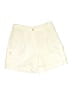 Ann Taylor LOFT Solid Ivory Cargo Shorts Size 8 - photo 1