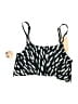 Shapermint Animal Print Black Swimsuit Top Size S - photo 1