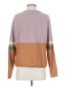 Madewell Color Block Brown Pullover Sweater Size S - photo 2