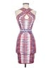 BCBGMAXAZRIA Graphic Blue Cocktail Dress Size XS - photo 1