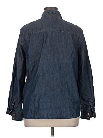 Jones New York Long Sleeve Button-Down Shirt (view 2)