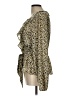 Max Studio 100% Polyester Gold Long Sleeve Blouse Size L - photo 5