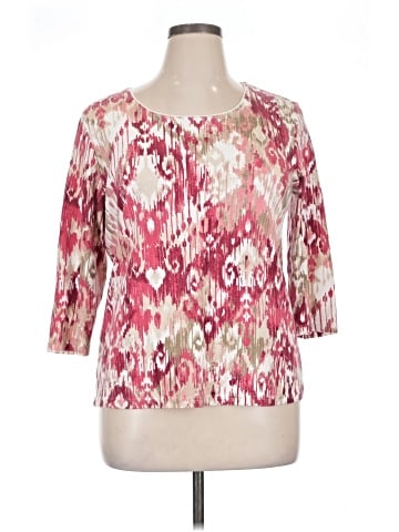 Karen Scott 3/4 Sleeve Blouse (view 1)