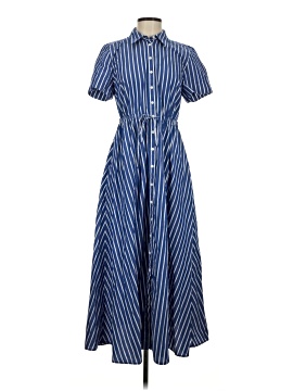 chinese dress ladies J.crew Universal Standard for J.Crew jersey long-sleeve maxi dress in stripe main image 1