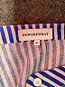 WeWoreWhat Stripes Blue Long Sleeve Blouse Size M - photo 7