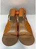 Chloé Yellow Orange Embossed Heels Size EU 36 - photo 9