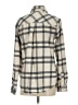 Thread & Supply 100% Cotton Plaid Gray Long Sleeve Button-Down Shirt Size S - photo 2