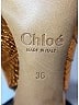 Chloé Yellow Orange Embossed Heels Size EU 36 - photo 6