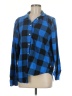 Levi's Plaid Blue Long Sleeve Button-Down Shirt Size M - photo 1