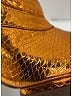 Chloé Yellow Orange Embossed Heels Size EU 36 - photo 8