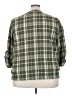 Cj Banks Green 3/4 Sleeve Blouse Size 3X - photo 2