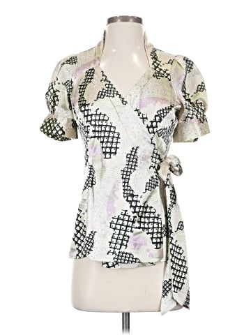 BCBGMAXAZRIA Short Sleeve Blouse (view 1)